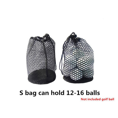 Drawstring Mesh Golf Ball Bag by HitMyNeed