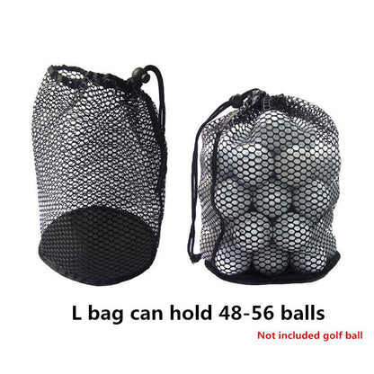 Drawstring Mesh Golf Ball Bag by HitMyNeed