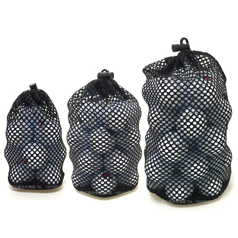 Drawstring Mesh Golf Ball Bag Large by HitMyNeed