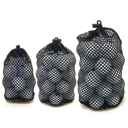 Drawstring Mesh Golf Ball Bag Large by HitMyNeed