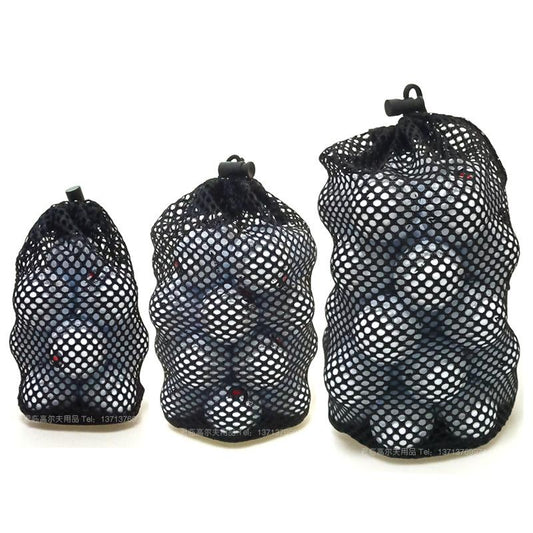 Drawstring Mesh Golf Ball Bag Large by HitMyNeed