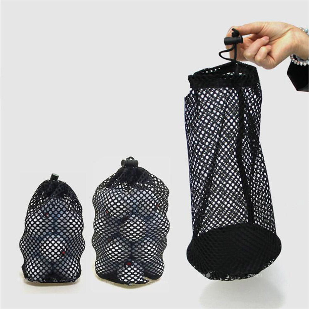 Drawstring Mesh Golf Ball Bag Small by HitMyNeed
