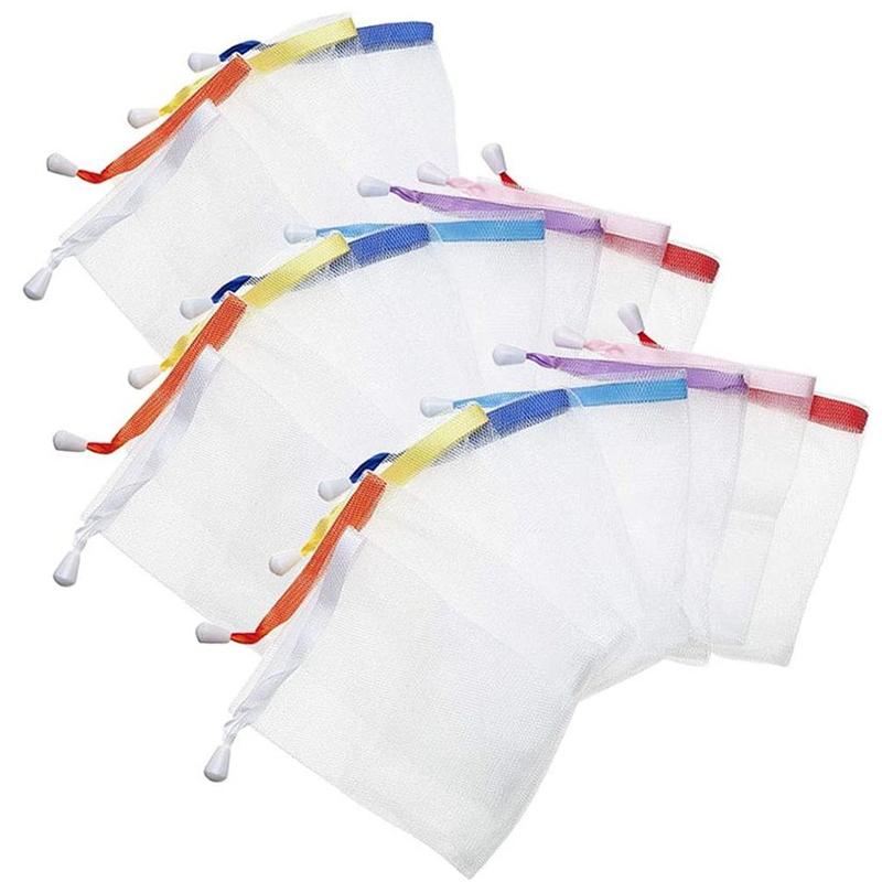 Drawstring Mesh Soap Saver Bags (10 Pack) by HitMyNeed