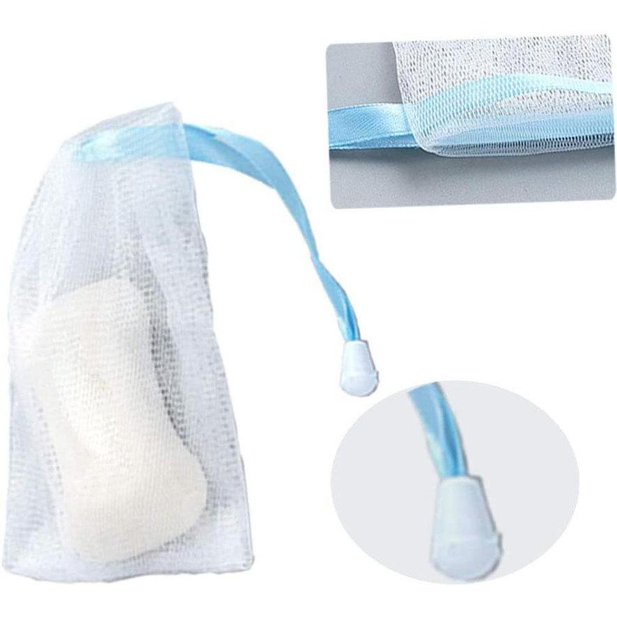 Drawstring Mesh Soap Saver Bags (10 Pack) by HitMyNeed