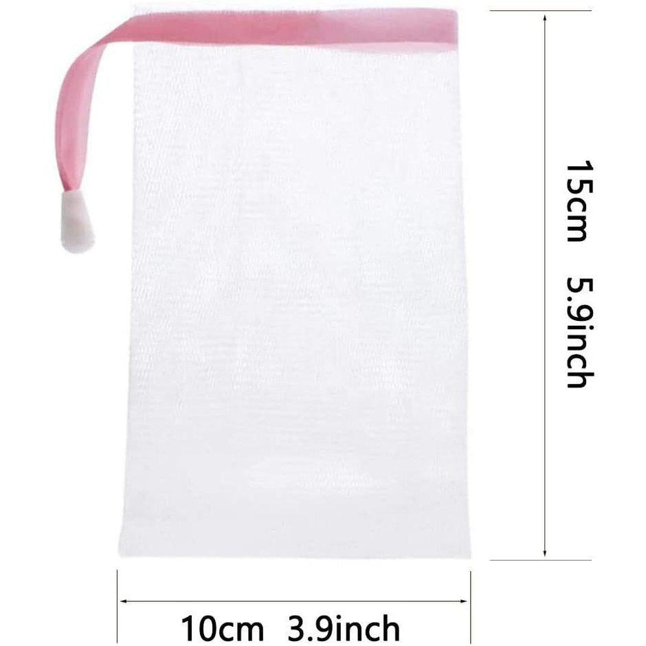 Drawstring Mesh Soap Saver Bags (10 Pack) by HitMyNeed