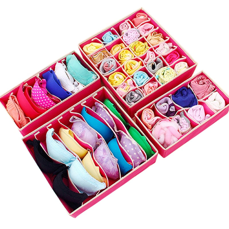 Dresser Drawer Organizer Set with Space Dividers by HitMyNeed
