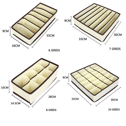 Dresser Drawer Organizer Set with Space Dividers by HitMyNeed