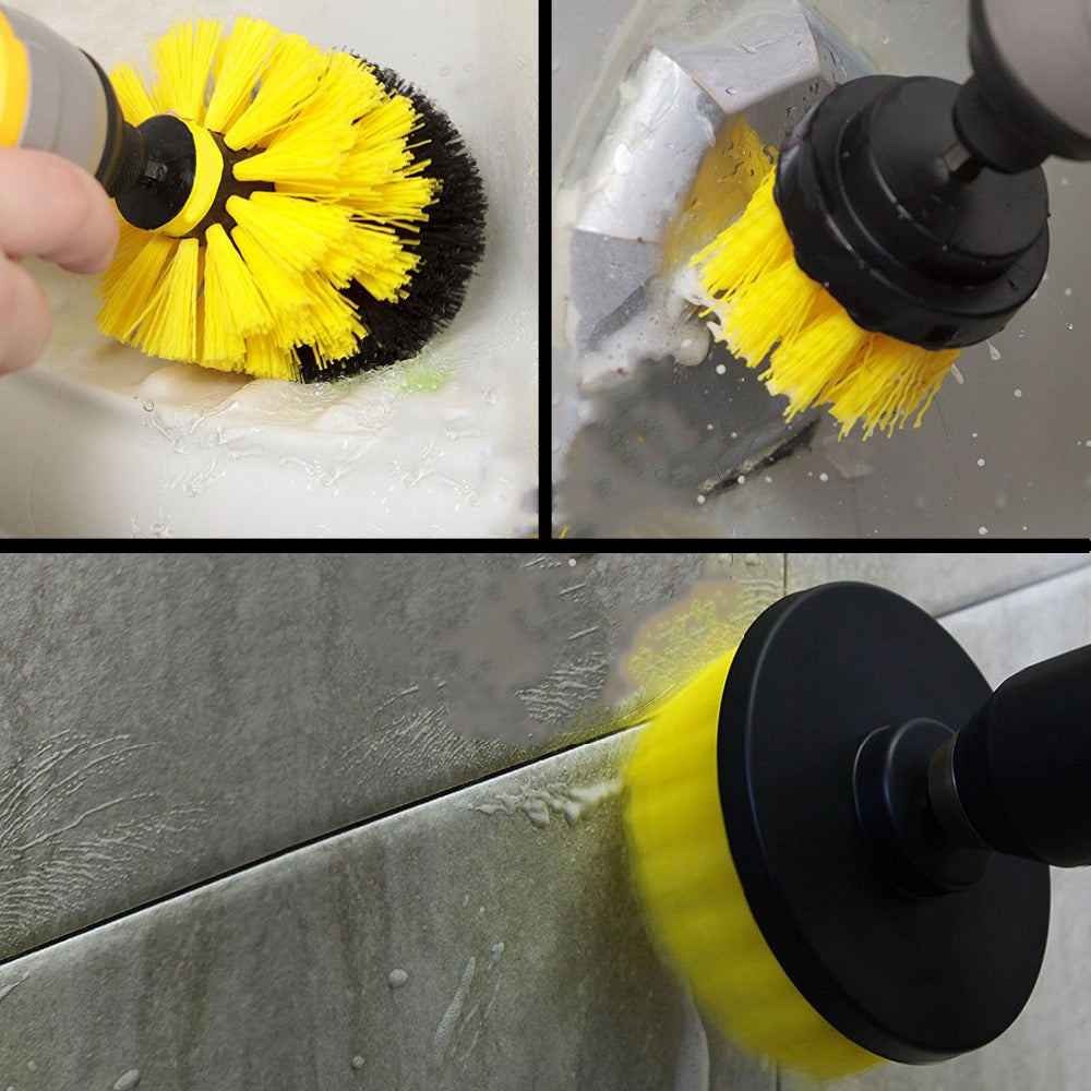 Drill Brush Scrubber Cleaning Kit - Set of 3 by HitMyNeed