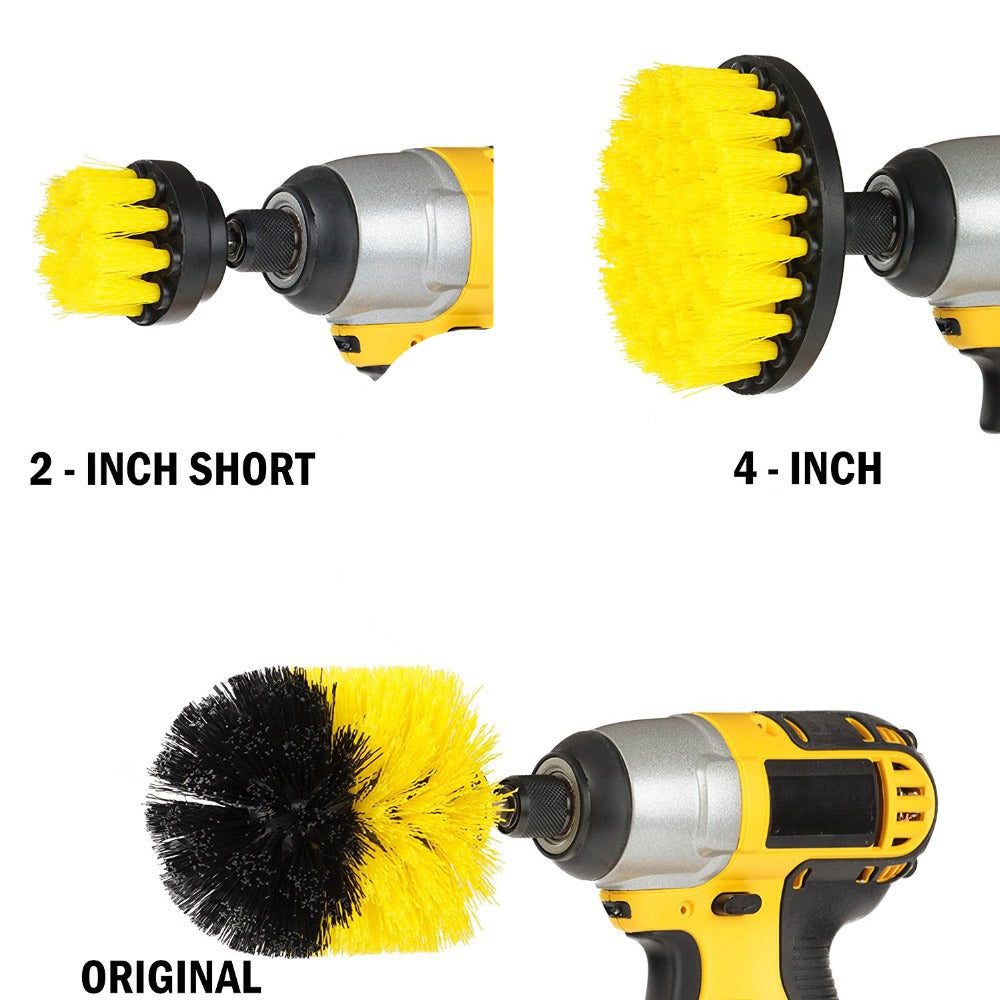 Drill Brush Scrubber Cleaning Kit - Set of 3 by HitMyNeed