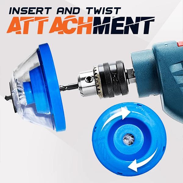 Drill Dust Catcher Attachment for Clean Drilling by HitMyNeed