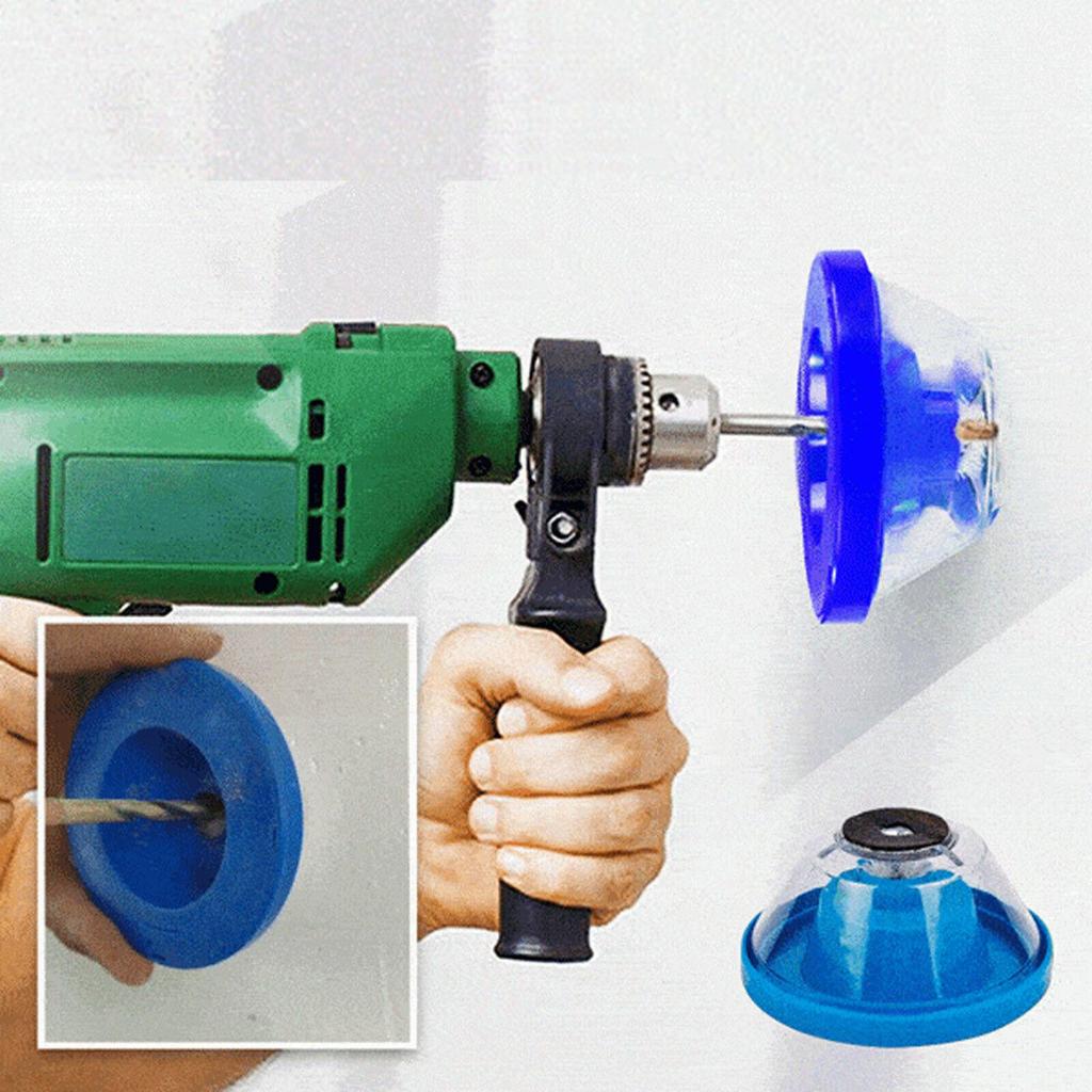 Drill Dust Cover Attachment for Clean Drilling by HitMyNeed
