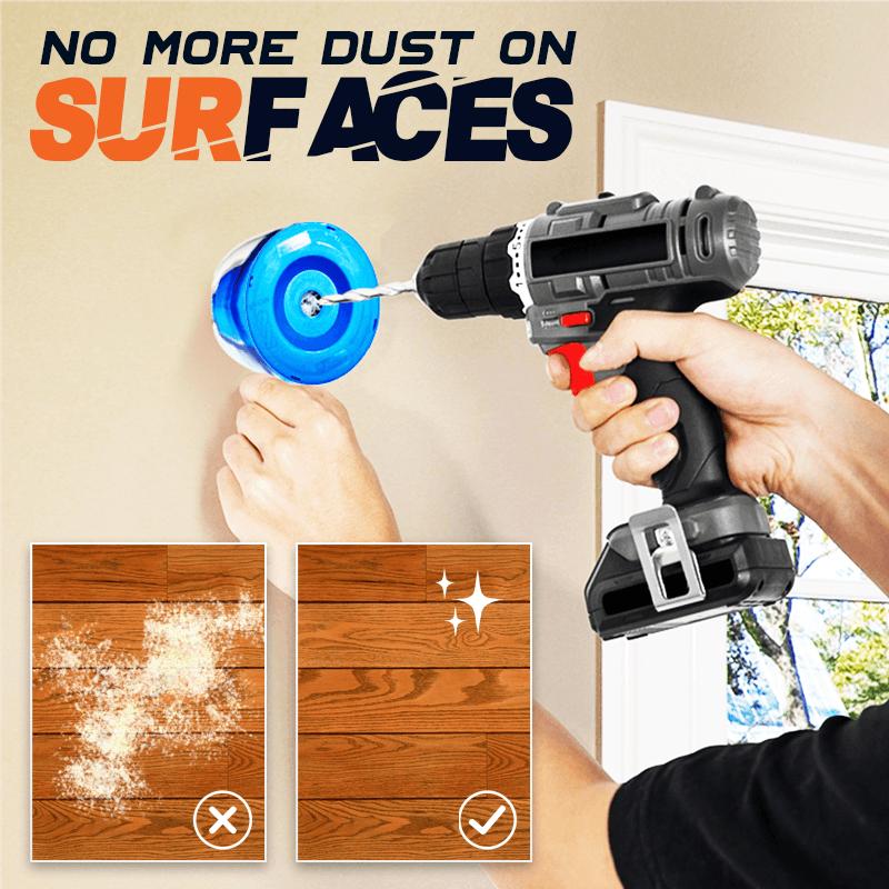 Drill Dust Cover Attachment for Clean Drilling by HitMyNeed