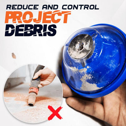 Drill Dust Cover Attachment for Clean Drilling by HitMyNeed