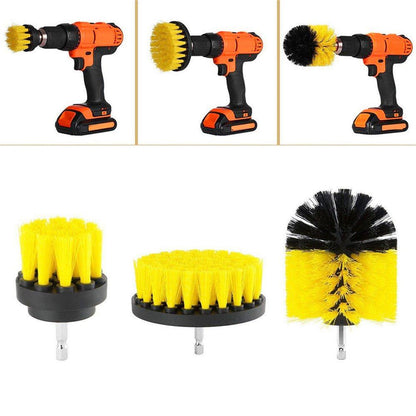 Drill Scrub Brush Set for Tile & Bathroom Cleaning by HitMyNeed