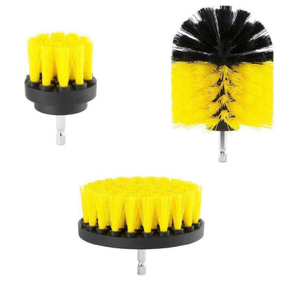 Drill Scrub Brush Set for Tile & Bathroom Cleaning by HitMyNeed