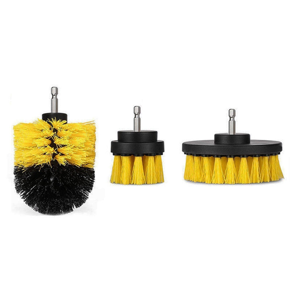 Drill Scrub Brush Set for Tile & Bathroom Cleaning by HitMyNeed