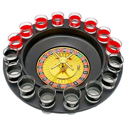 Drinking Roulette Party Game Set with 16 Shot Glasses by HitMyNeed