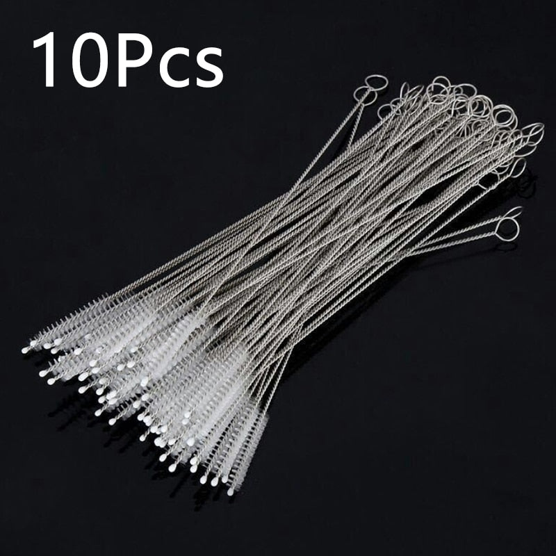 Drinking Straw Cleaning Brushes Set (10 Pack) by HitMyNeed
