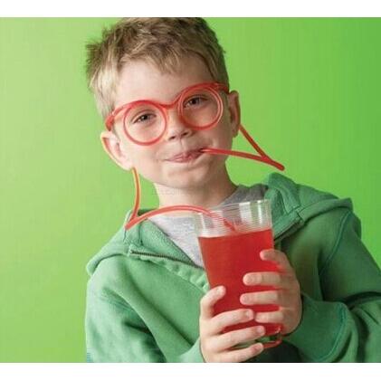 Drinking Straw Glasses Novelty Reusable Straw by HitMyNeed