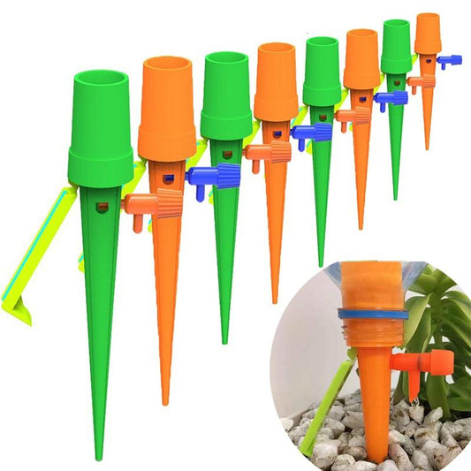 Drip Irrigation Plant Watering Funnels, 6 Pack by HitMyNeed