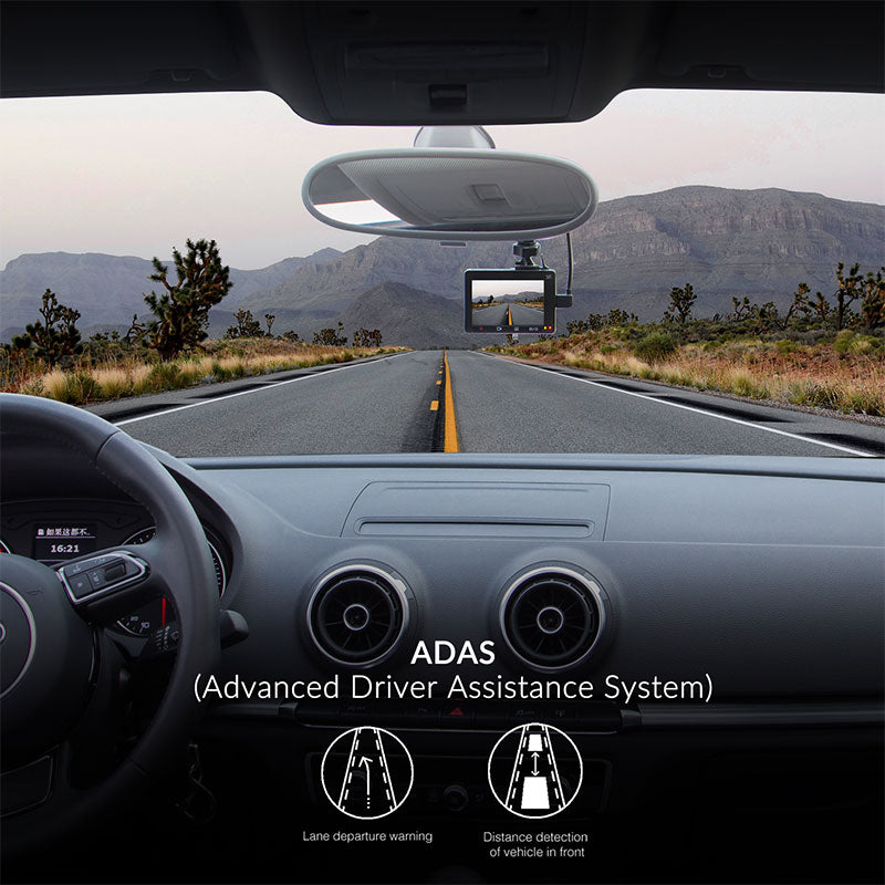 Drivecam Night Vision Dash Cam with Wide-Angle Lens by HitMyNeed