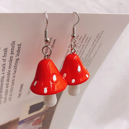 Drop Style Acrylic Toadstool Earrings by HitMyNeed