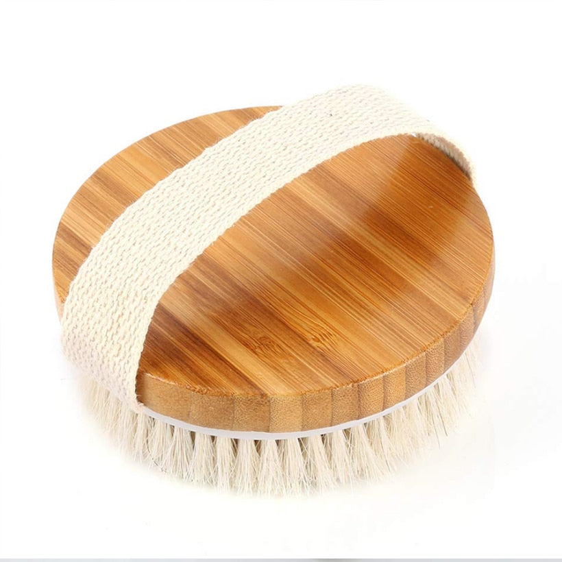 Dry Skin Exfoliating Body Brush with Strap by HitMyNeed