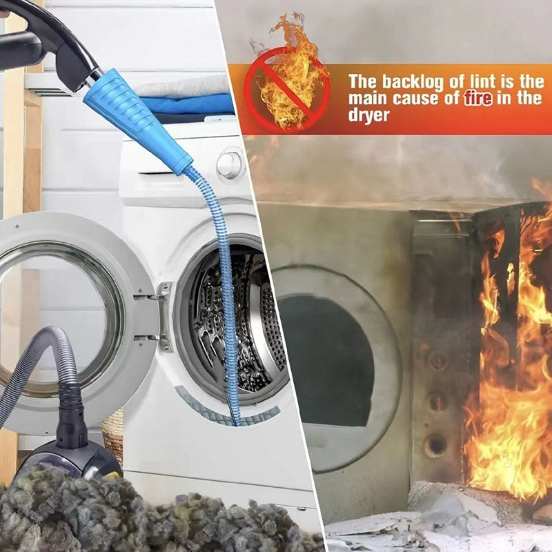 Dryer Vent Cleaner Kit with Vacuum Attachment by HitMyNeed