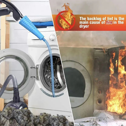 Dryer Vent Cleaner Kit with Vacuum Attachment by HitMyNeed