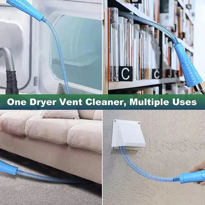 Dryer Vent Cleaner Kit with Vacuum Attachment by HitMyNeed