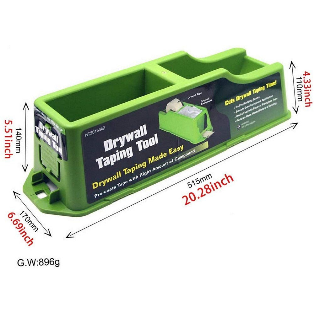 Drywall Taping Tool with Mud Applicator & Cutter by HitMyNeed