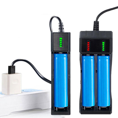 Dual 18650 Lithium Battery Charger 4.2V by HitMyNeed