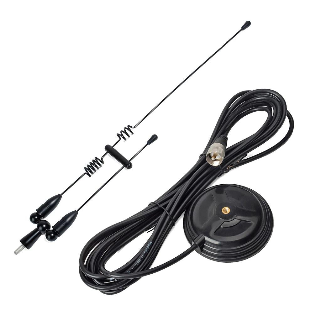 Dual Band VHF/UHF Mobile Antenna with Magnetic Base by HitMyNeed