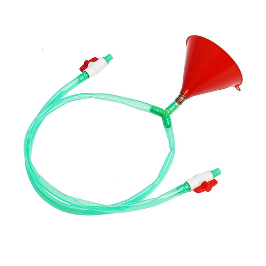 Dual Beer Funnel with Valves Party Drinking Game by HitMyNeed