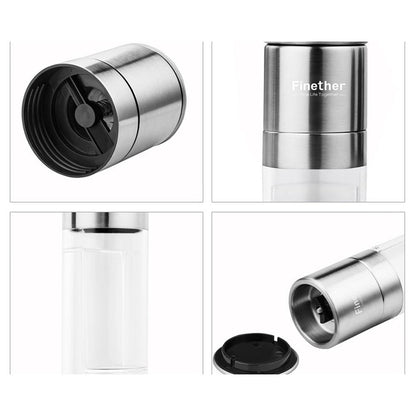 Dual-Chamber Pepper Mill Spice Grinder by HitMyNeed