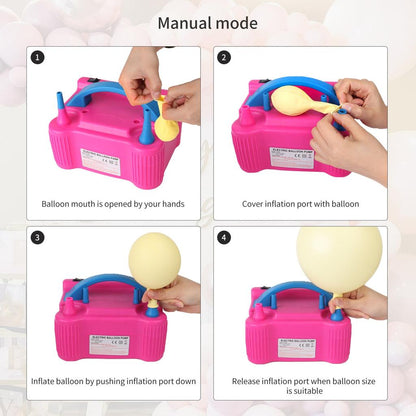 Dual Hole Electric Balloon Inflator Pump by HitMyNeed