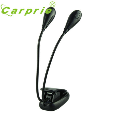 Dual LED Clip-On Book Light with Flexible Necks by HitMyNeed