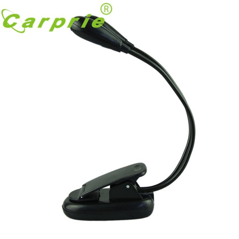 Dual LED Clip-On Book Light with Flexible Necks by HitMyNeed