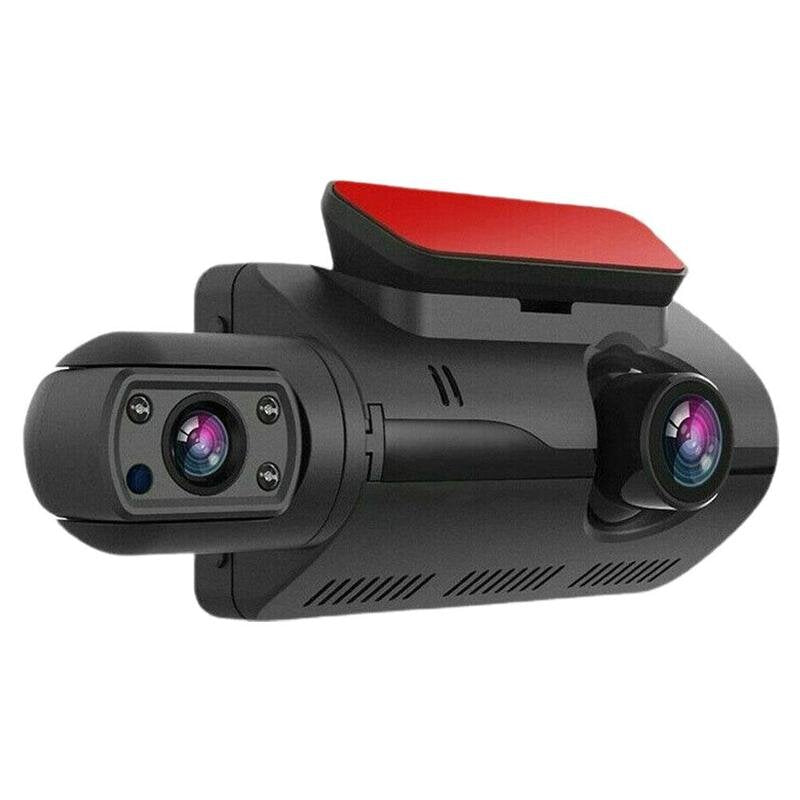 Dual Lens 1080P Dash Cam with Night Vision 3" Screen 32g by HitMyNeed