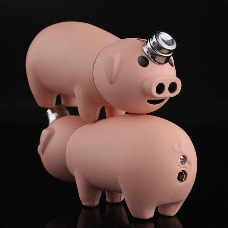 Dual Nozzle Pocket Pig Lighter (Refillable, Gas-Free) by HitMyNeed