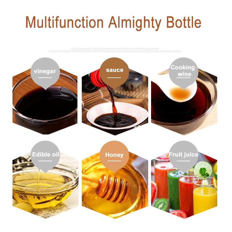 Dual Oil and Vinegar Glass Dispenser 350ml by HitMyNeed