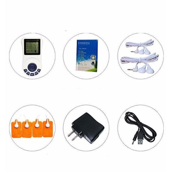 Dual Output Acupressure Massager with Pulse Cables by HitMyNeed