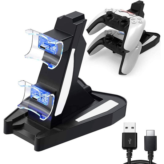 Dual Port PS5 Controller Charging Dock by HitMyNeed