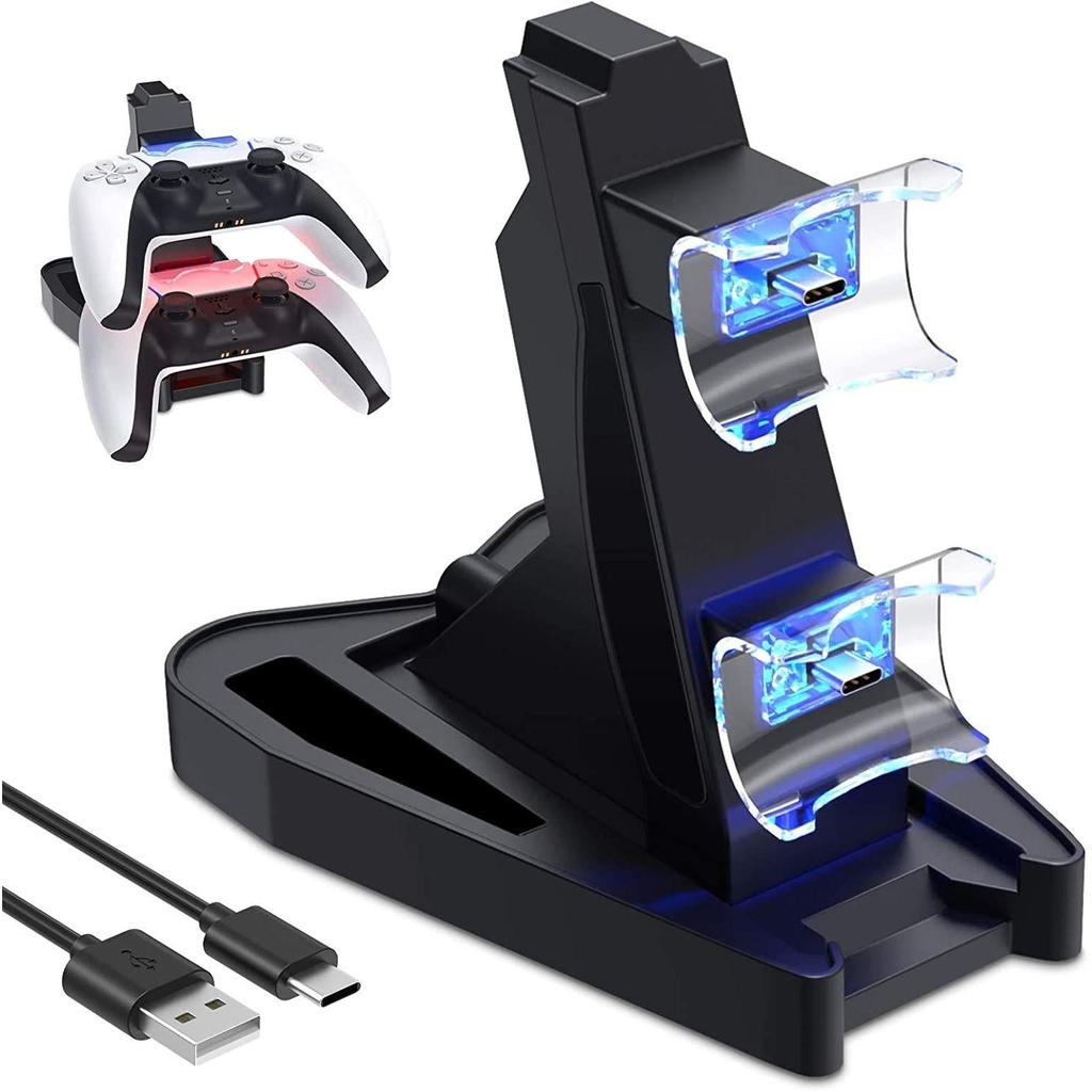 Dual Port PS5 Controller Charging Dock by HitMyNeed