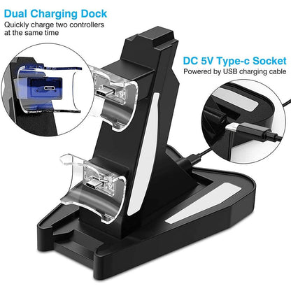 Dual Port PS5 Controller Charging Dock by HitMyNeed