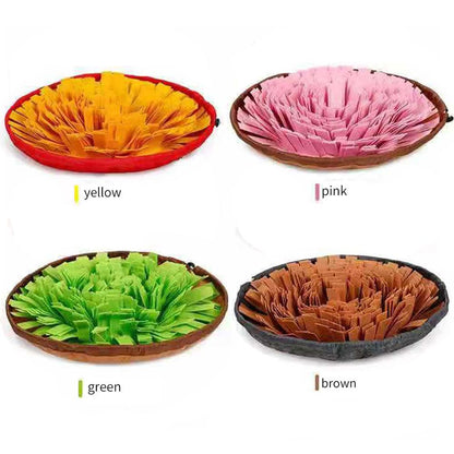 Dual Purpose Pet Snuffle Mat and Slow Feeder Bowl by HitMyNeed