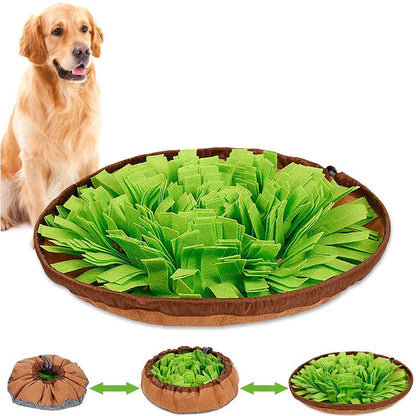 Dual Purpose Pet Snuffle Mat and Slow Feeder Bowl by HitMyNeed