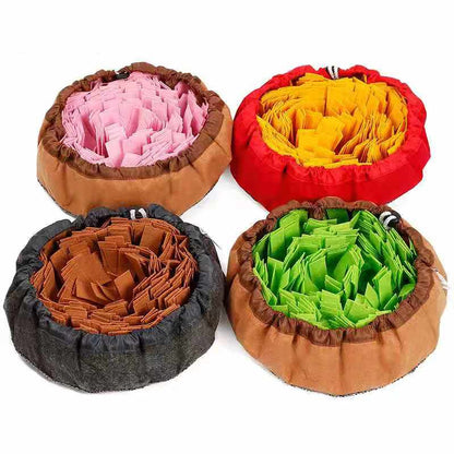 Dual Purpose Pet Snuffle Mat and Slow Feeder Bowl by HitMyNeed