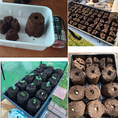 Dual Size Soil Blocker Tool for Seed Starting by HitMyNeed