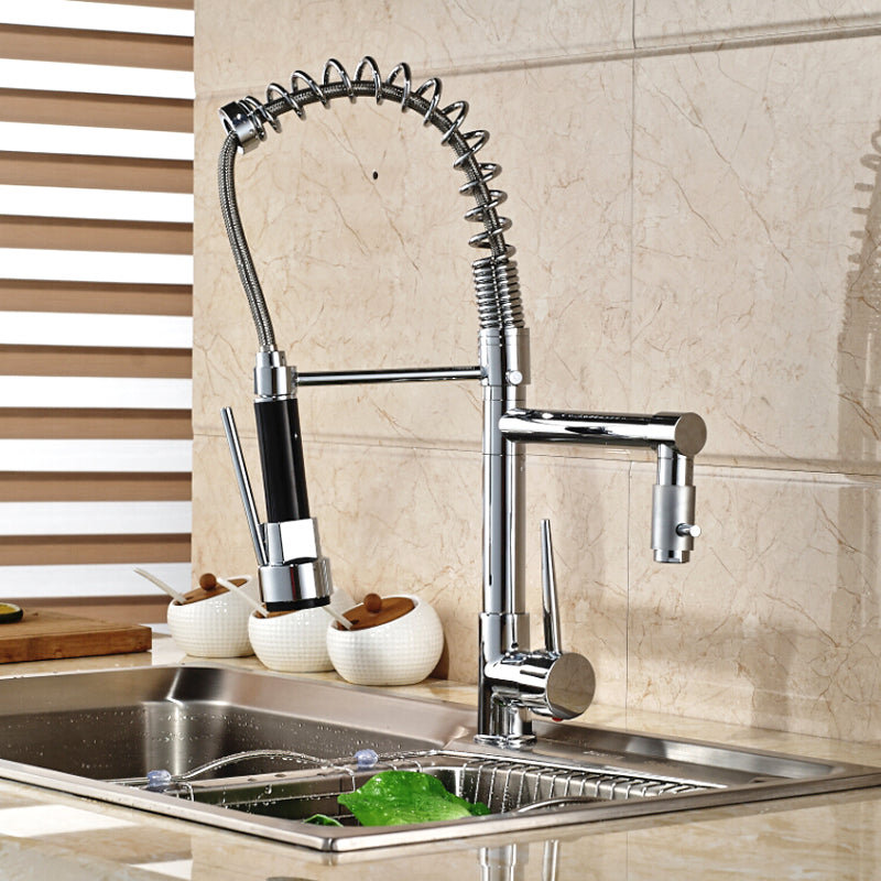 Dual Spout Kitchen Sink Faucet with Mixer Tap by HitMyNeed